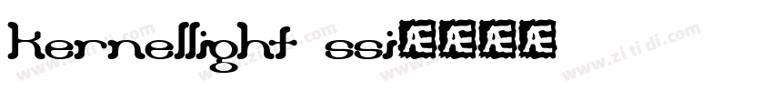 kernellight ssi字体转换